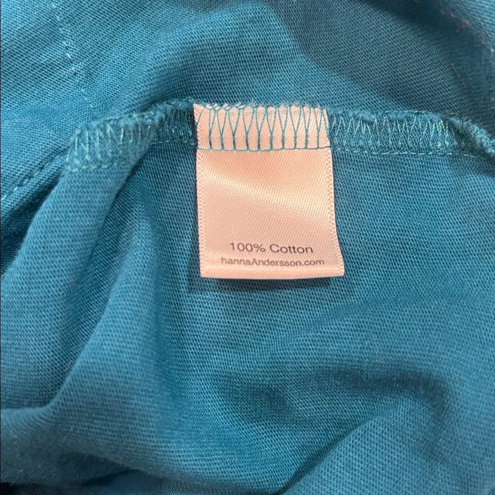 Hanna Andersson Teal dress size 8